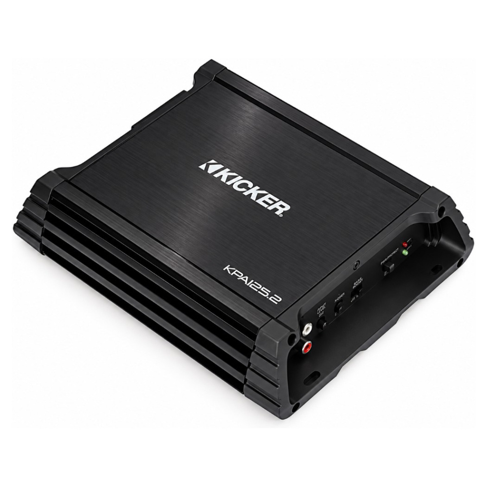 Kicker KickPack KKP212, Basspaket mit portiertem 12-Zoll-Subwoofergehäuse, Verstärker und Verkabelung