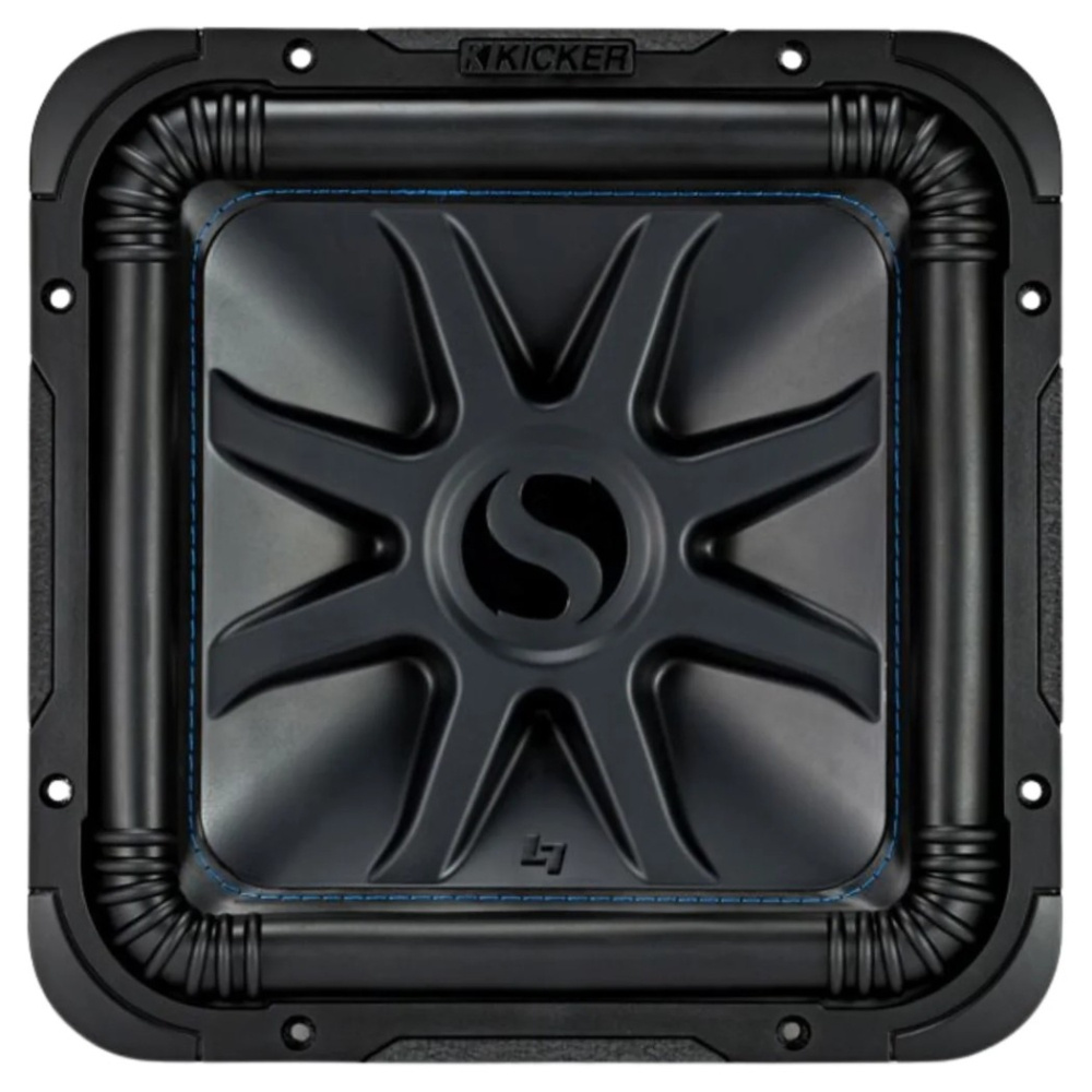 Kicker Solo-Baric L7S122, quadratischer 12-Zoll-Subwoofer, 2x2 Ohm