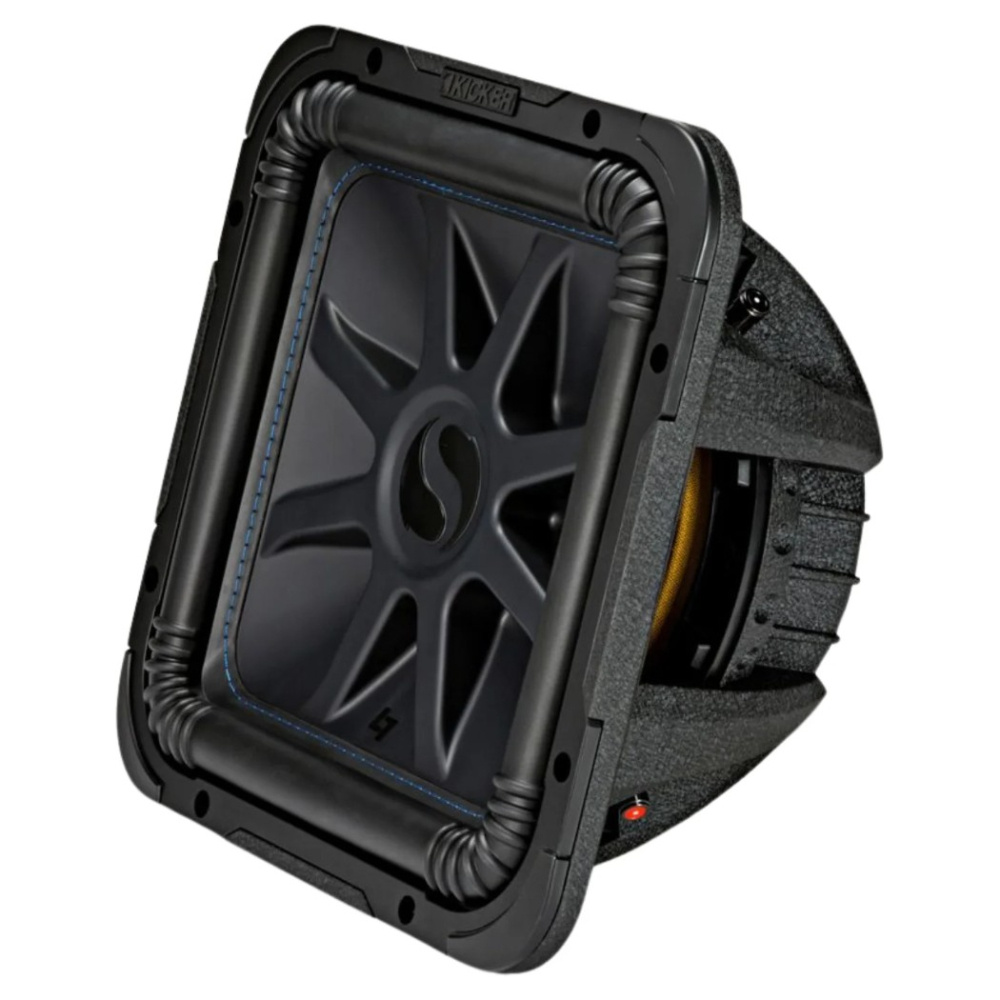 Kicker Solo-Baric L7S122, quadratischer 12-Zoll-Subwoofer, 2x2 Ohm