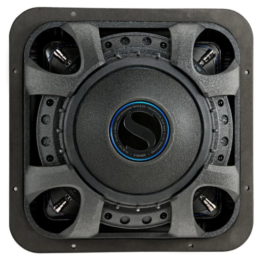 Kicker Solo-Baric L7S122, quadratischer 12-Zoll-Subwoofer, 2x2 Ohm