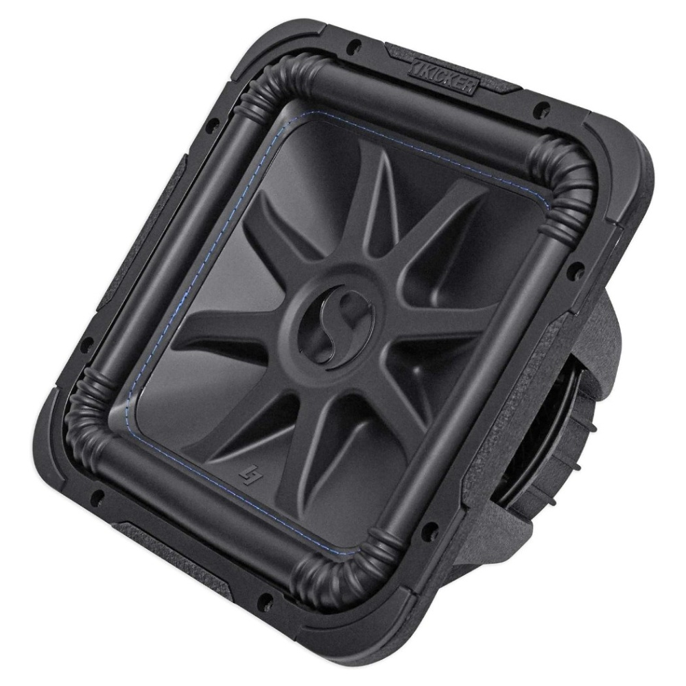 Kicker Solo-Baric L7S124, quadratischer 12-Zoll-Subwoofer, 2x4 Ohm