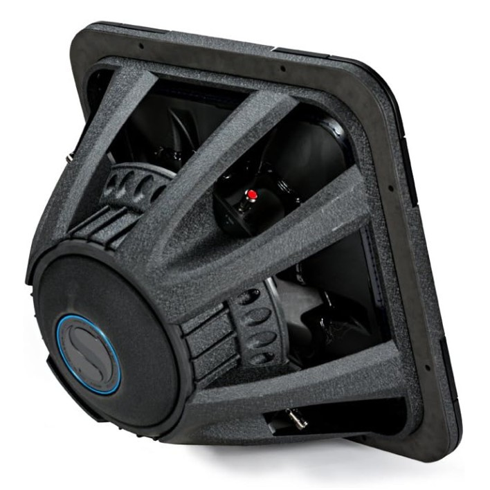Kicker Solo-Baric L7S154, quadratischer 15-Zoll-Subwoofer, 2x4 Ohm