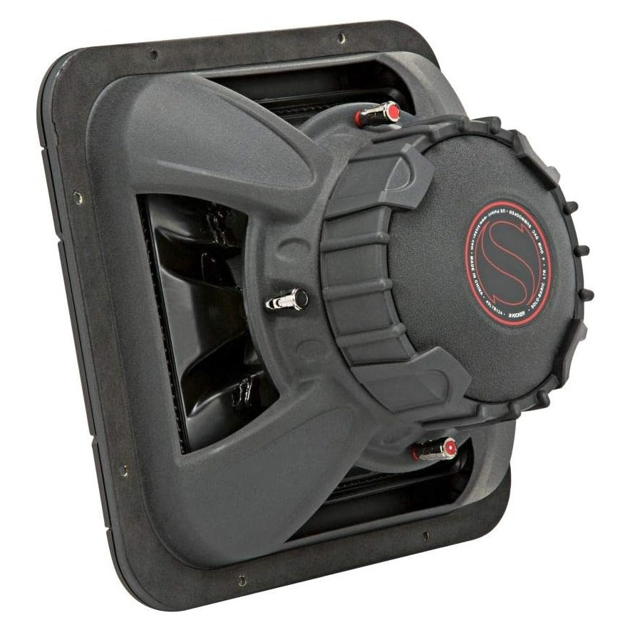 Kicker Solo-Baric L7R122, quadratischer 12-Zoll-Subwoofer, 2 x 2 Ohm