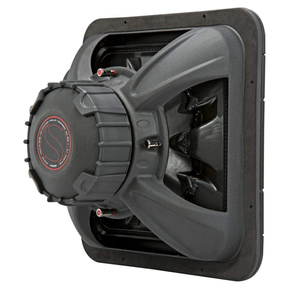 Kicker Solo-Baric L7R154, quadratischer 15-Zoll-Subwoofer, 2 × 4 Ohm