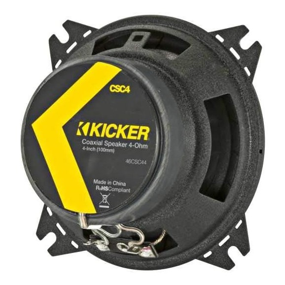 Kicker CS CSC44, 4 Zoll Koaxiallautsprecher, Paar