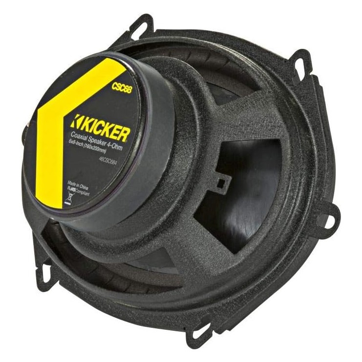 Kicker CS CSC684, 6x8 Zoll Koaxiallautsprecher, Paar