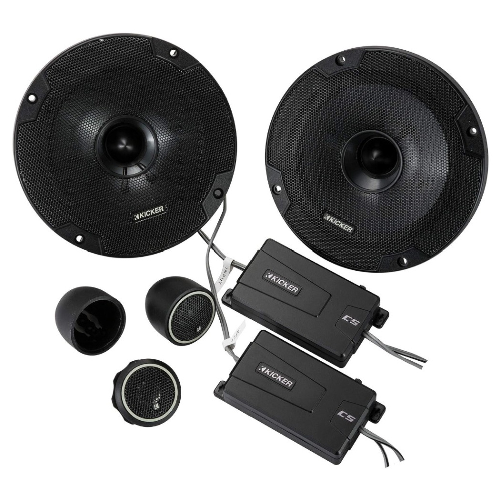 Kicker CS CSS654, 6.5 Zoll Komponenten-Lautsprechersystem, Paar