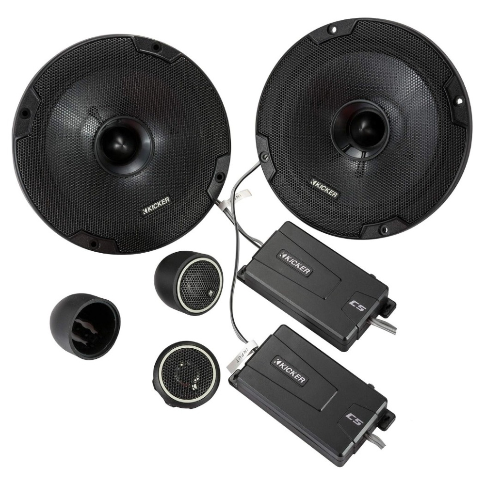 Kicker CS CSS674, 6.75 Zoll Komponenten-Lautsprechersystem, Paar