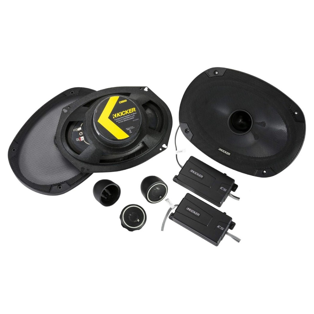 Kicker CS CSS694, 6x9 Zoll Komponenten-Lautsprechersystem, Paar