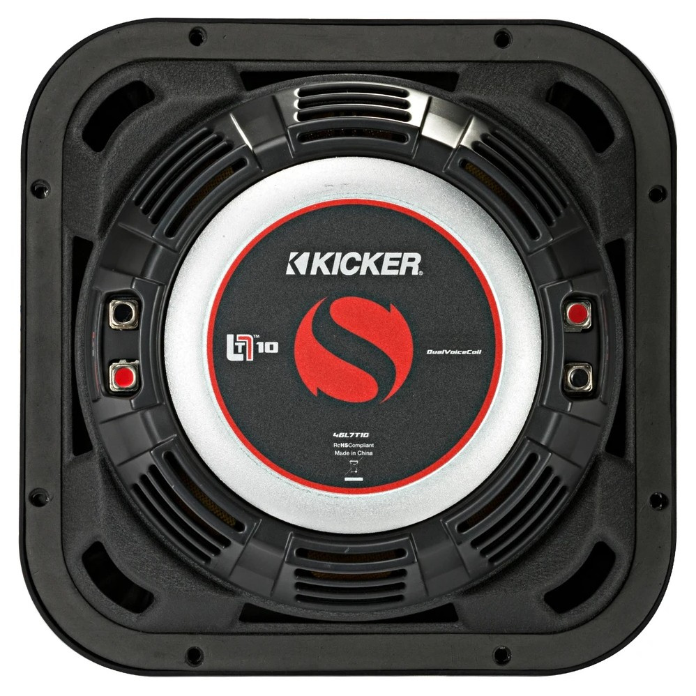 Kicker Solo-Baric L7T102, 10-Zoll Subwoofer, 2 x 2 Ohm