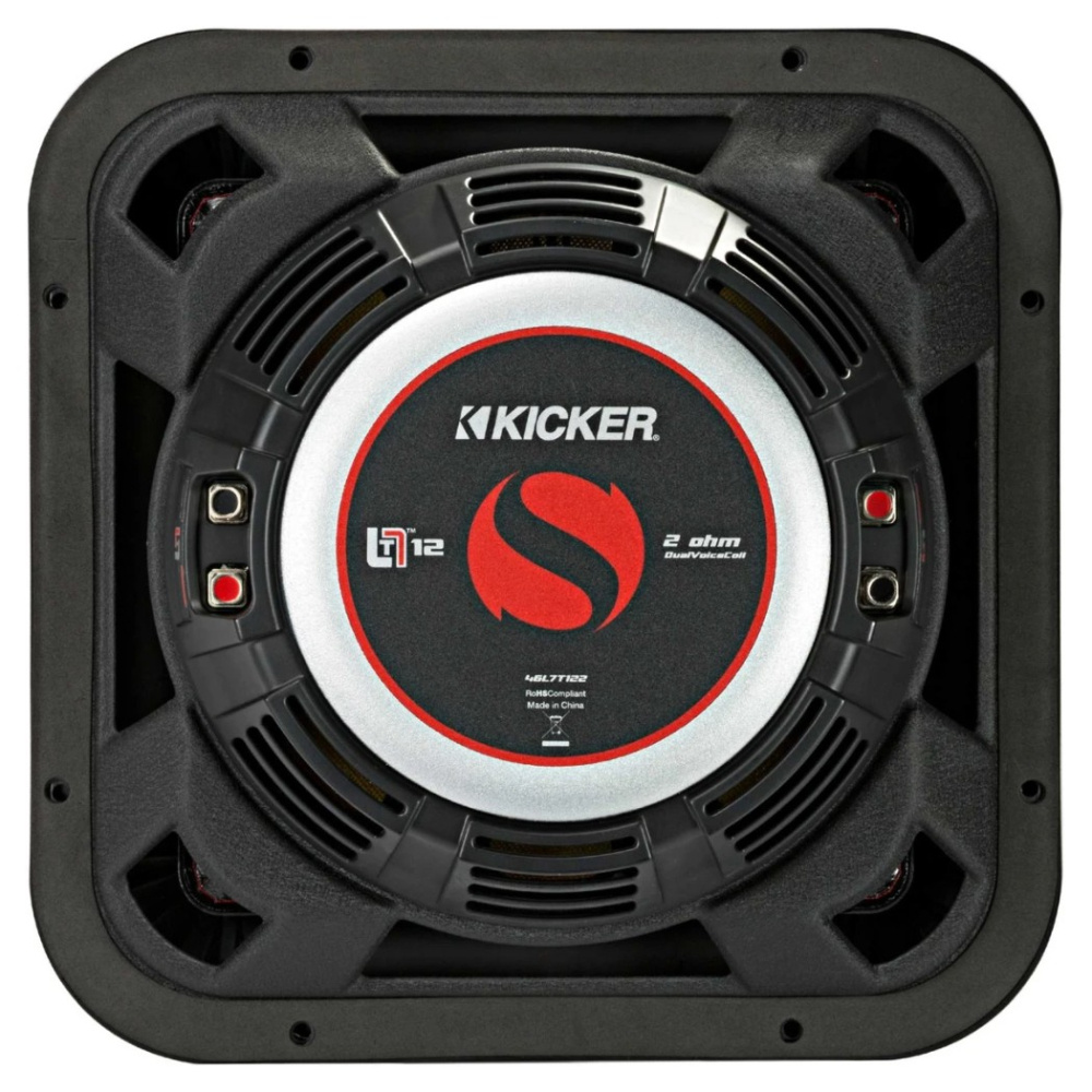 Kicker Solo-Baric L7T122, 12-Zoll Subwoofer, 2 x 2 Ohm