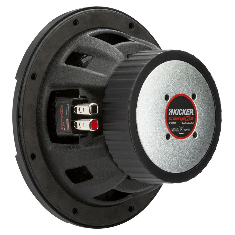 Kicker CompR CWR82, 8-Zoll Subwoofer, 2 x 2 Ohm