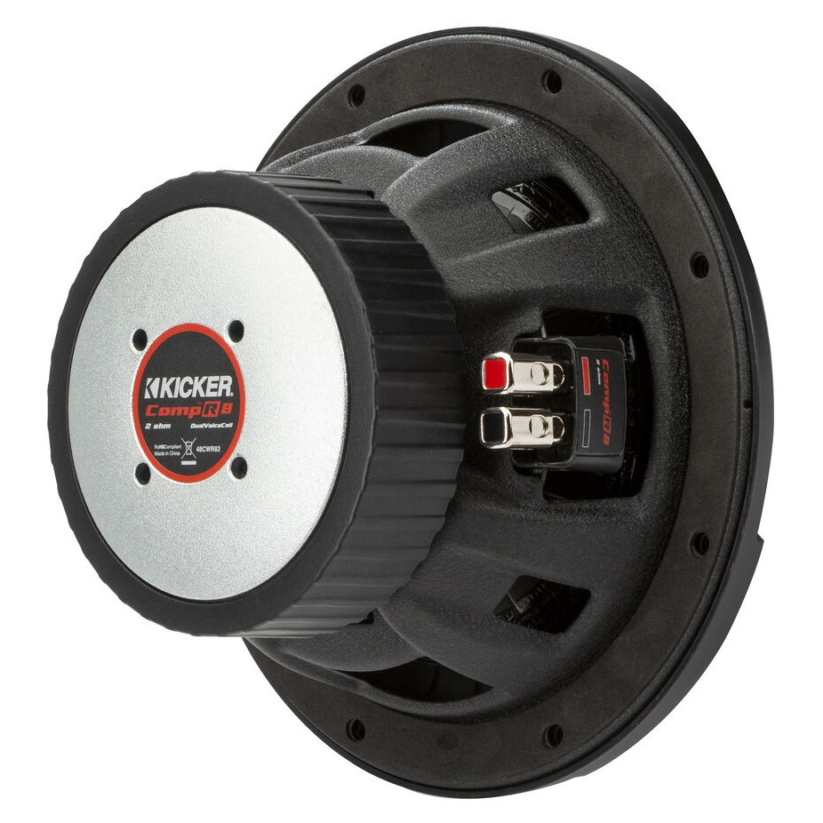 Kicker CompR CWR82, 8-Zoll Subwoofer, 2 x 2 Ohm