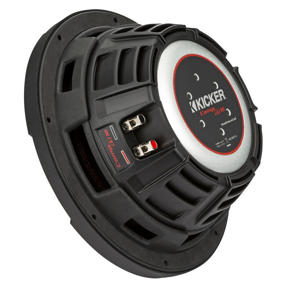 Kicker CompRT CWRT104, 10-Zoll Subwoofer, 2 x 4 Ohm
