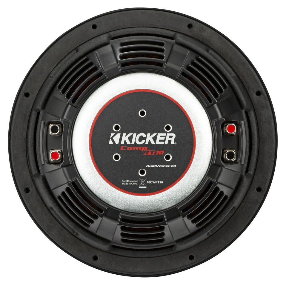 Kicker CompRT CWRT104, 10-Zoll Subwoofer, 2 x 4 Ohm