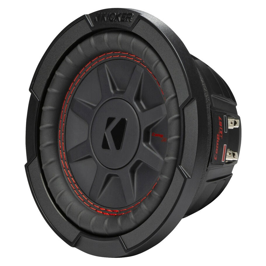 Kicker CompRT CWRT674, 6.75-Zoll Subwoofer, 2 x 4 Ohm