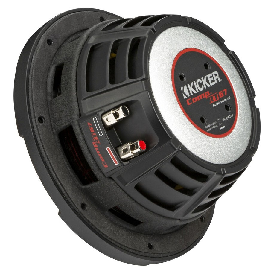 Kicker CompRT CWRT674, 6.75-Zoll Subwoofer, 2 x 4 Ohm