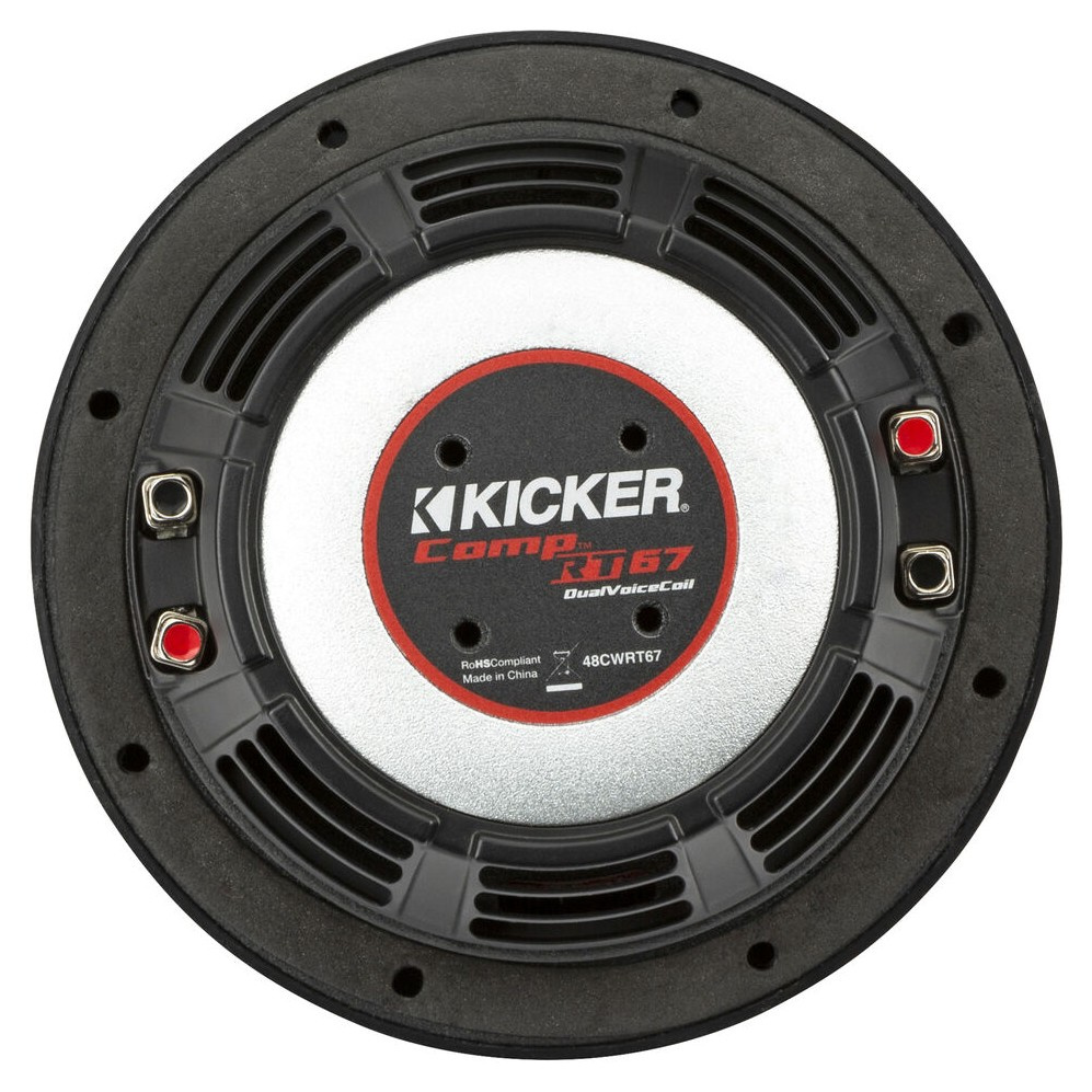 Kicker CompRT CWRT674, 6.75-Zoll Subwoofer, 2 x 4 Ohm