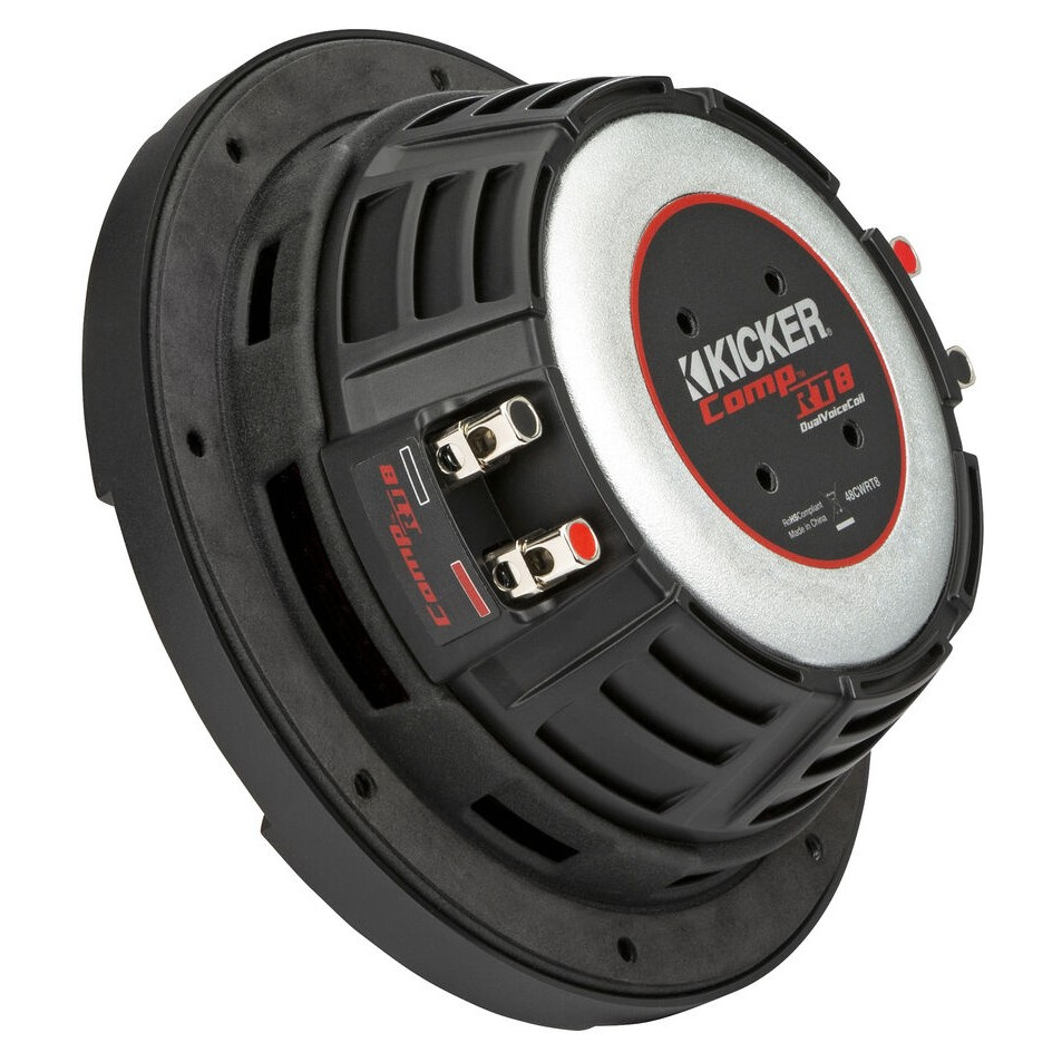 Kicker CompRT CWRT82, 8-Zoll Subwoofer, 2 x 2 Ohm