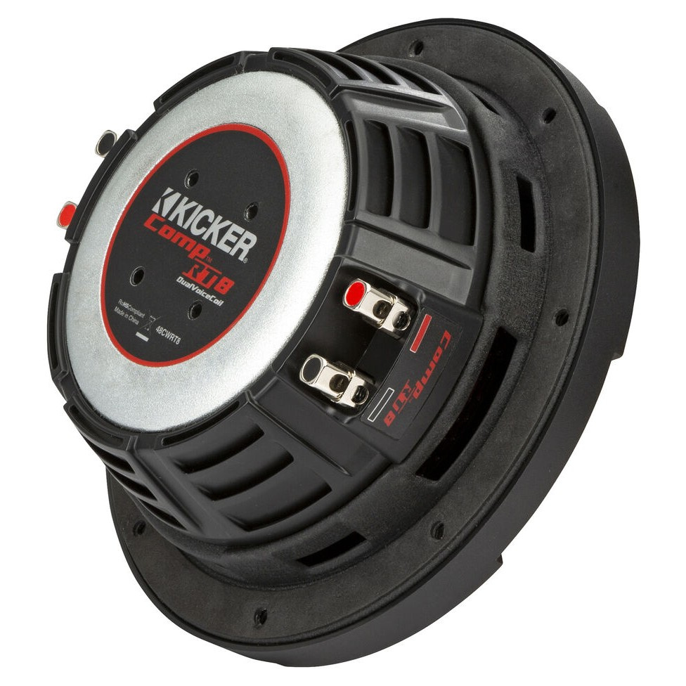 Kicker CompRT CWRT84, 8-Zoll Subwoofer, 2 x 4 Ohm