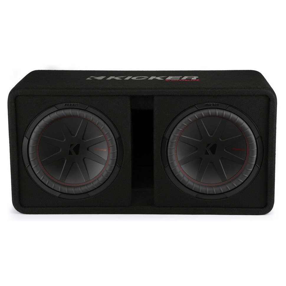 Kicker CompR DCWR122, 2 x 12 Zoll Subwoofer-Gehäuse, 2 Ohm