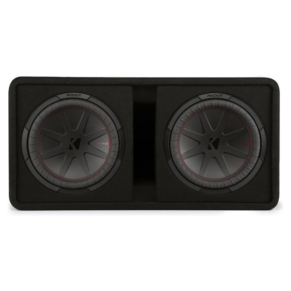 Kicker CompR DCWR122, 2 x 12 Zoll Subwoofer-Gehäuse, 2 Ohm