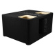 Kicker SoloX DUL7X12, leeres, bassreflex-abgestimmtes 2x12-Zoll-Gehäuse für SoloX L7X Kicker SoloX DUL7X12, leeres, bassreflex-abgestimmtes 2x12-Zoll-Gehäuse für SoloX L7X