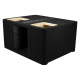 Kicker SoloX DUL7X12, leeres, bassreflex-abgestimmtes 2x12-Zoll-Gehäuse für SoloX L7X Kicker SoloX DUL7X12, leeres, bassreflex-abgestimmtes 2x12-Zoll-Gehäuse für SoloX L7X
