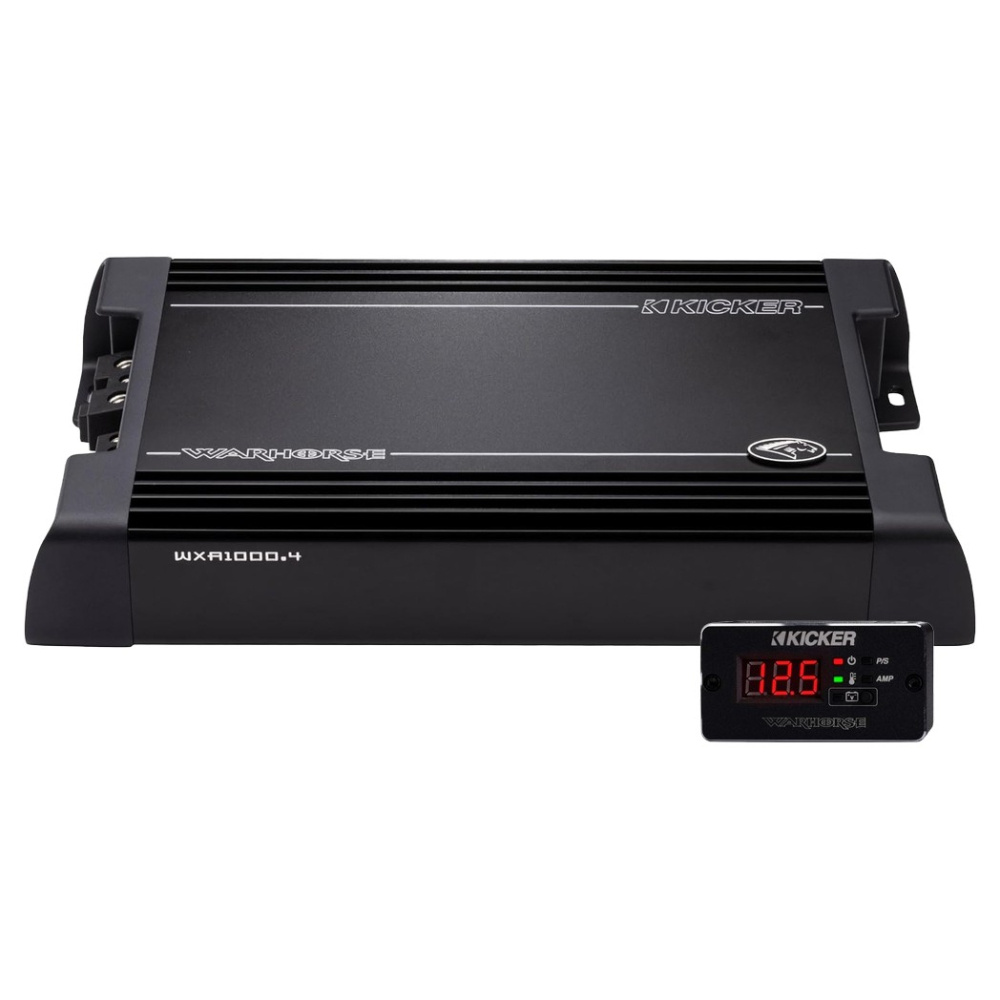 Kicker Warhorse WXA1000.4, leistungsstarke 4-Kanal-Endstufe