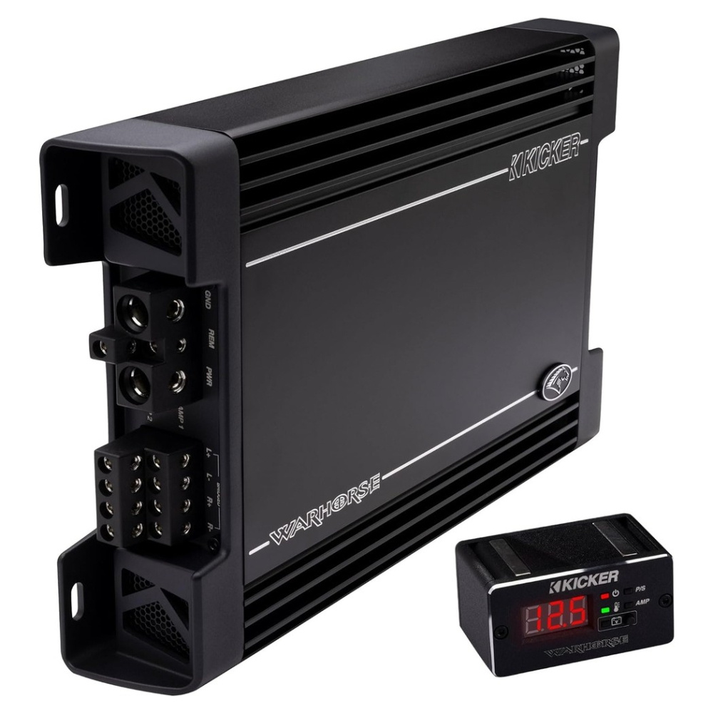 Kicker Warhorse WXA1000.4, leistungsstarke 4-Kanal-Endstufe
