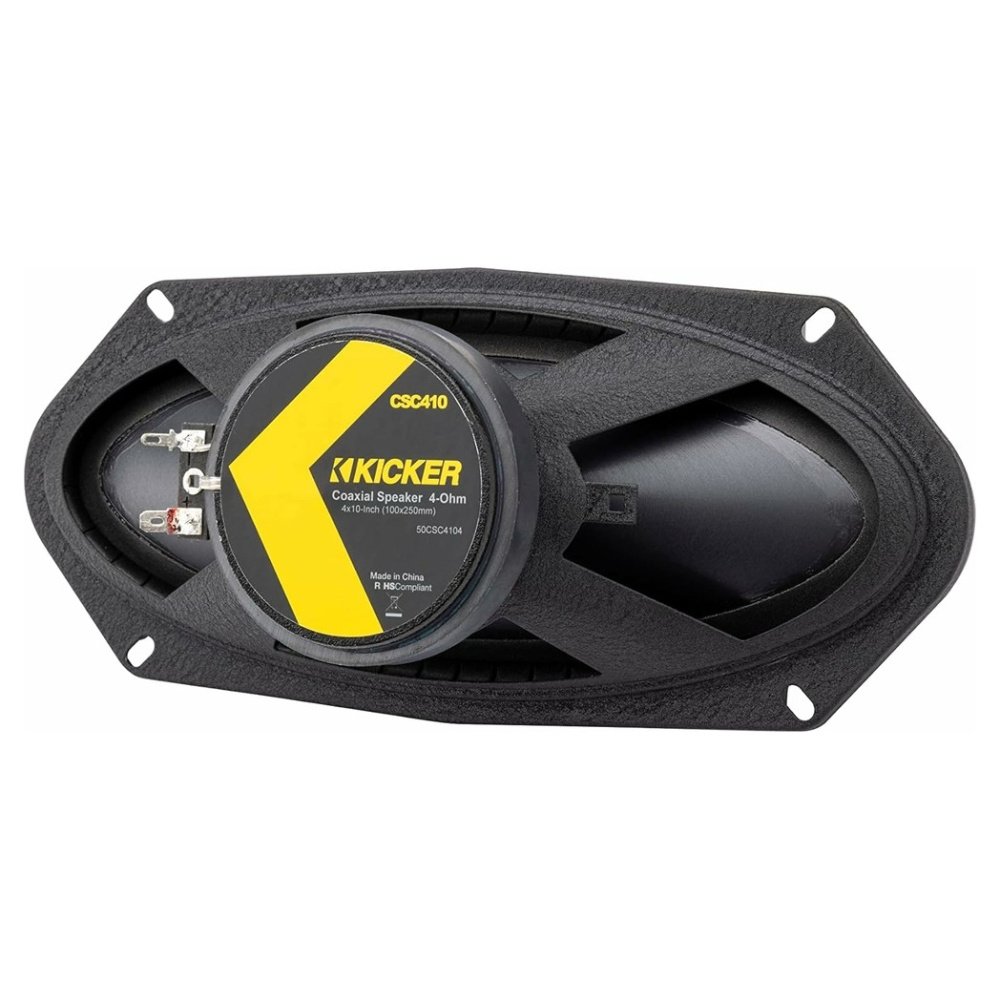 Kicker CS CSC4104, 4x10-Zoll-Koaxiallautsprecher, Paar