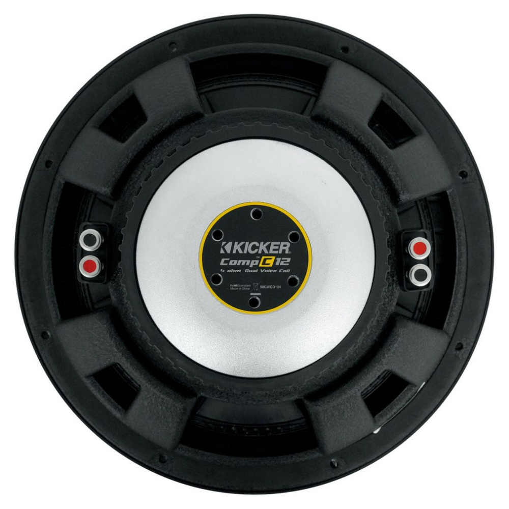 Kicker CompC CWCD124, 12-Zoll-Tieftöner, 2x4 Ohm