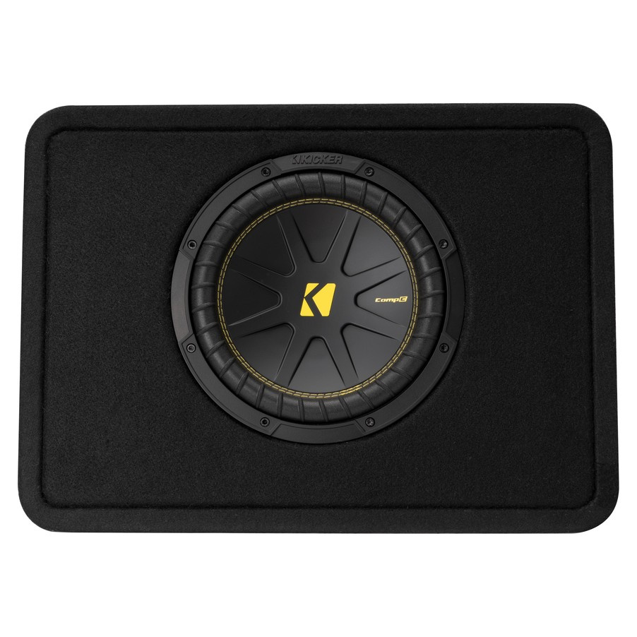 Kicker CompC TCWC104, Bassreflex-Subwoofergehäuse 1x10 Zoll, 4 Ohm
