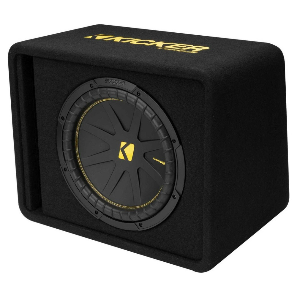 Kicker CompC VCWC122, Bassreflex-Subwoofergehäuse 1x12 Zoll, 2 Ohm