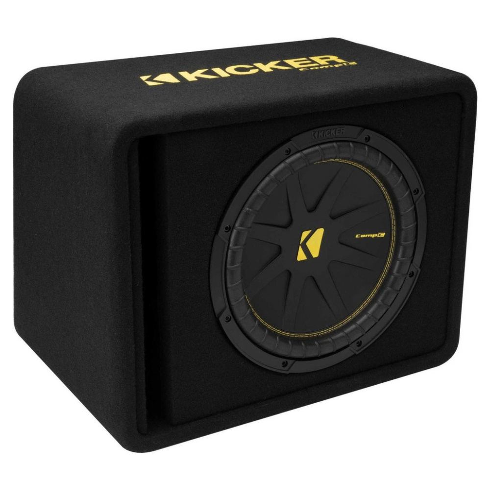 Kicker CompC VCWC122, Bassreflex-Subwoofergehäuse 1x12 Zoll, 2 Ohm