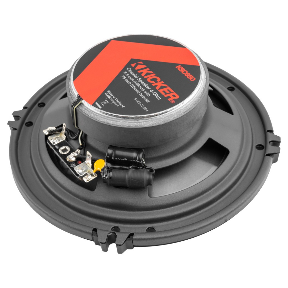 Kicker KSC6504, 6.5-Zoll-Koaxiallautsprecher, Paar