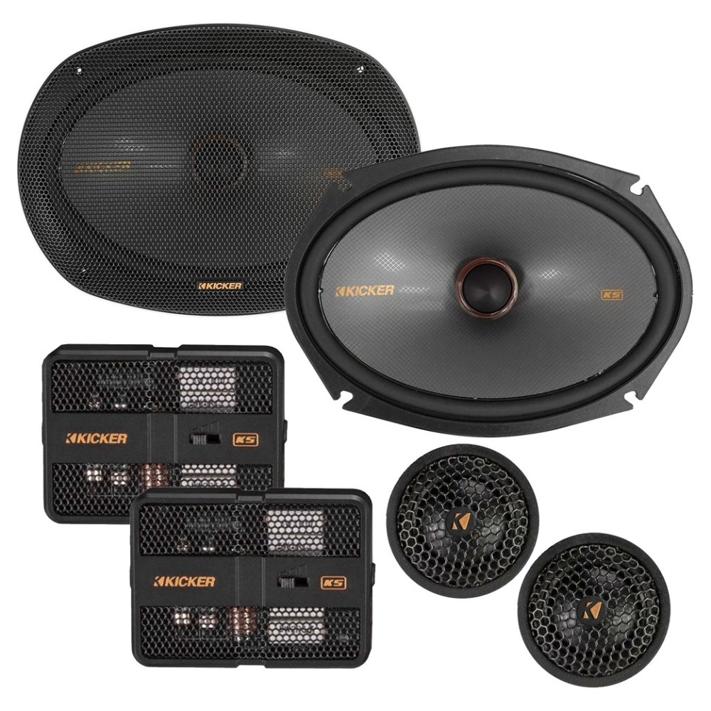 Kicker KSS6904, 6x9-Zoll-Komponentensystem, Paar
