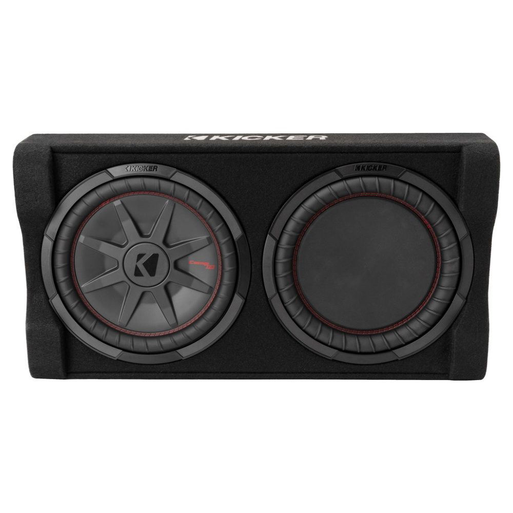 Kicker CompRT PTRTP12, 12-Zoll-Aktivsubwoofer mit Downfire-Gehäuse