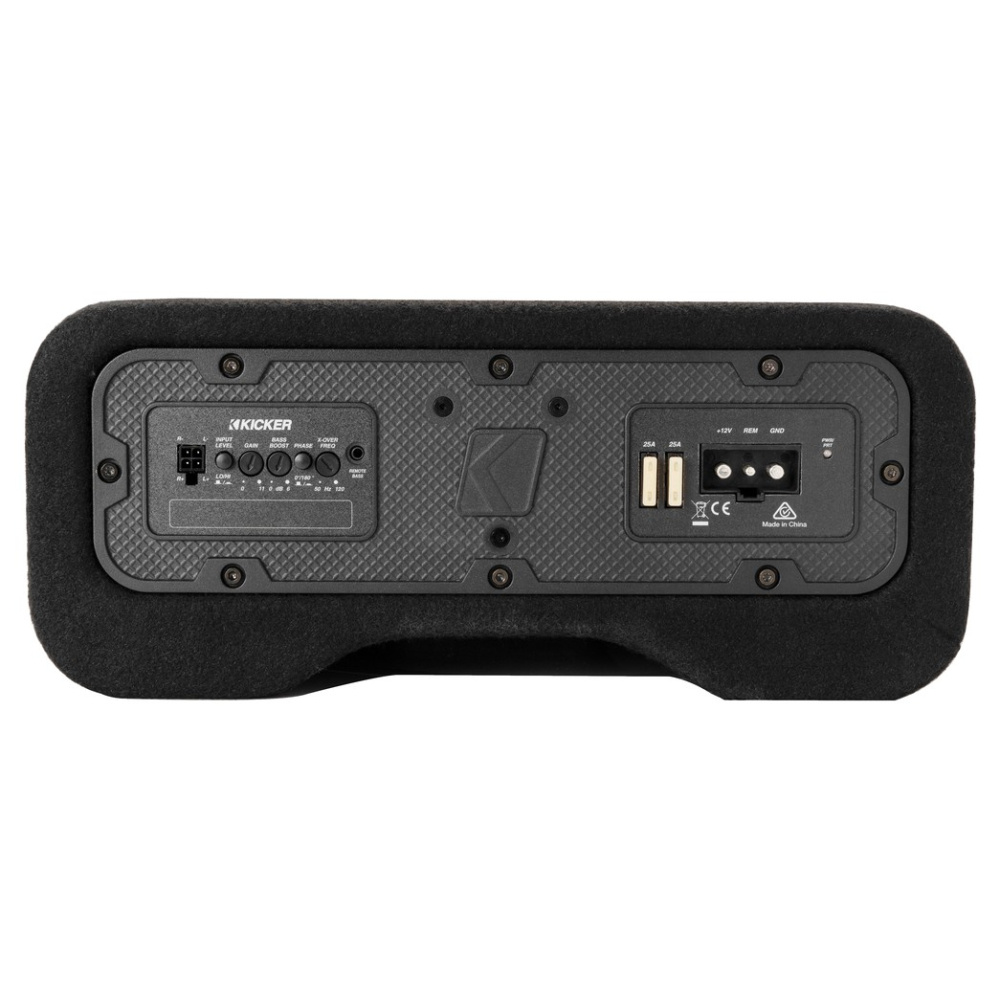 Kicker CompRT PTRTP12, 12-Zoll-Aktivsubwoofer mit Downfire-Gehäuse