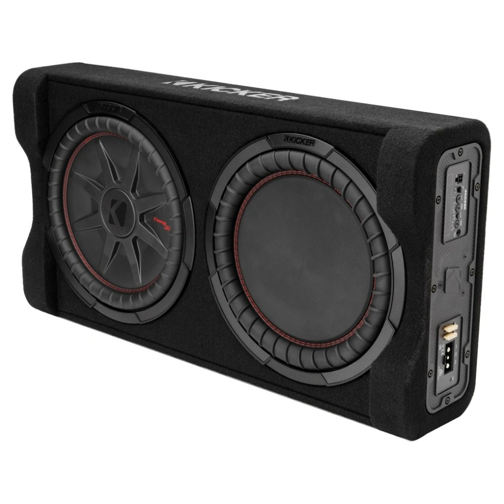 Kicker CompRT PTRTP12, 12-Zoll-Aktivsubwoofer mit Downfire-Gehäuse