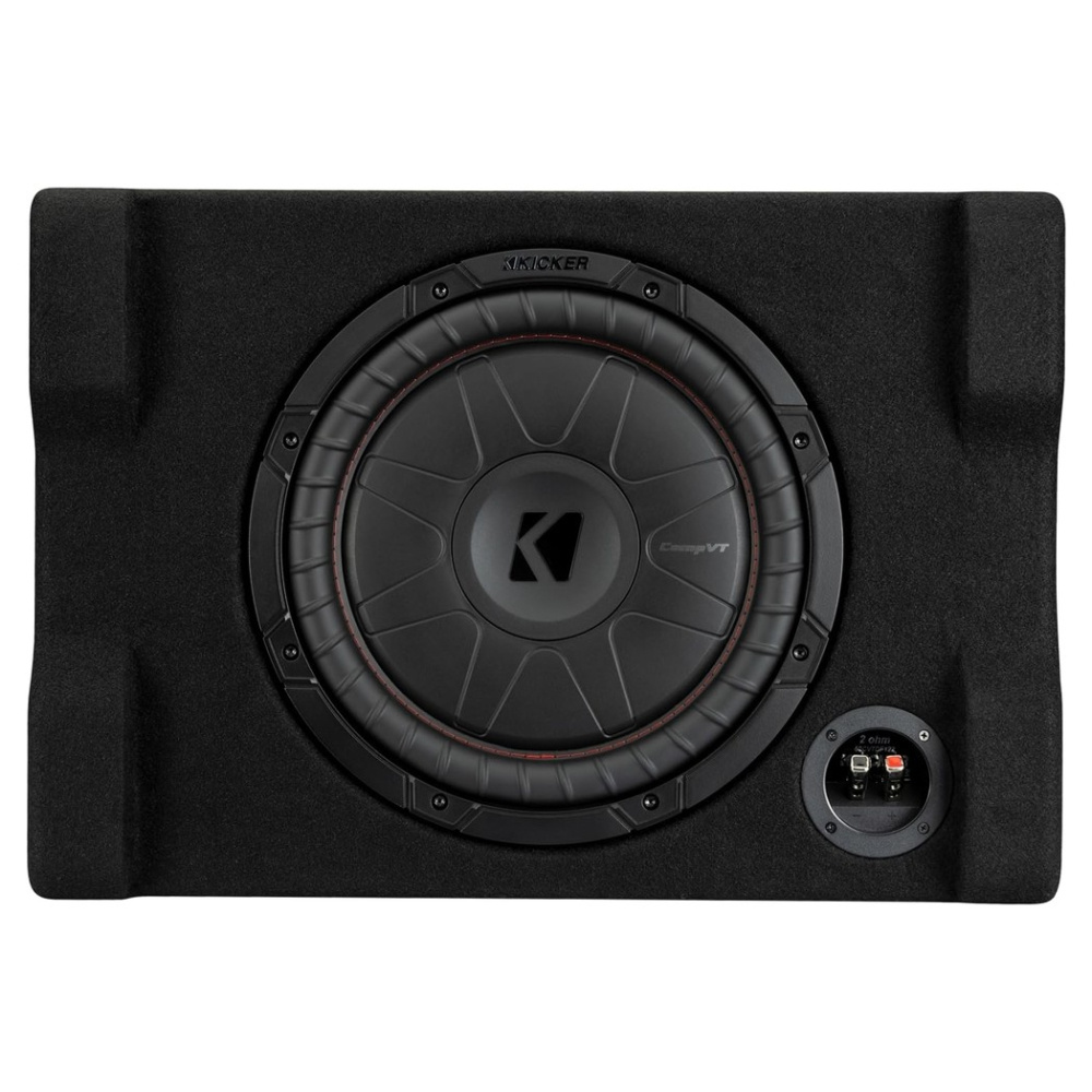 Kicker CompVT CVTDF122, 12-Zoll-Downfire-Subwoofergehäuse, 2 Ohm