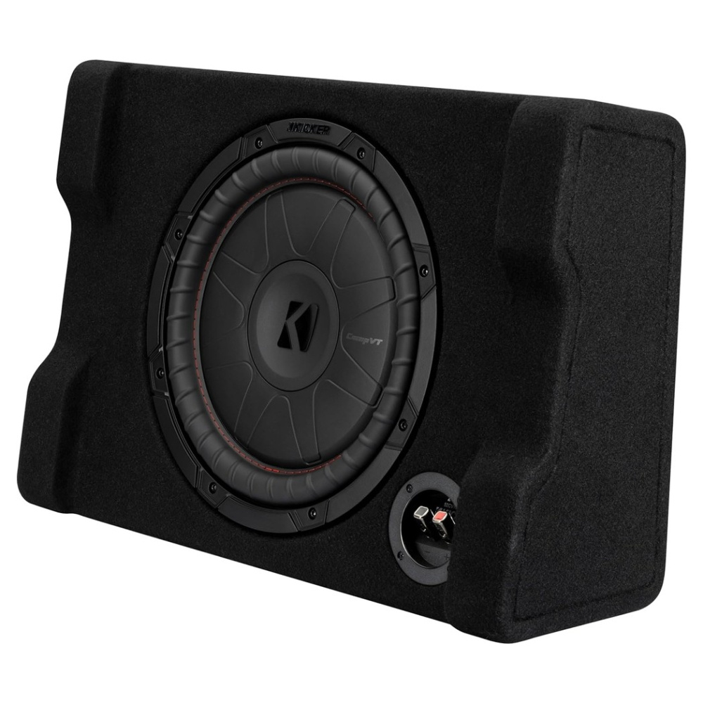 Kicker CompVT CVTDF122, 12-Zoll-Downfire-Subwoofergehäuse, 2 Ohm