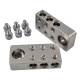 Custom Electro Power Blocks Batterieklemmen, Paar Custom Electro Power Blocks Batterieklemmen, Paar