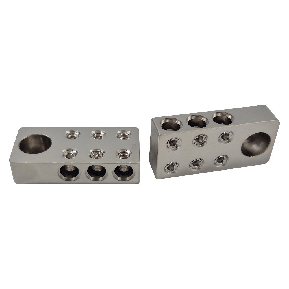 Custom Electro Power Blocks Batterieklemmen, Paar