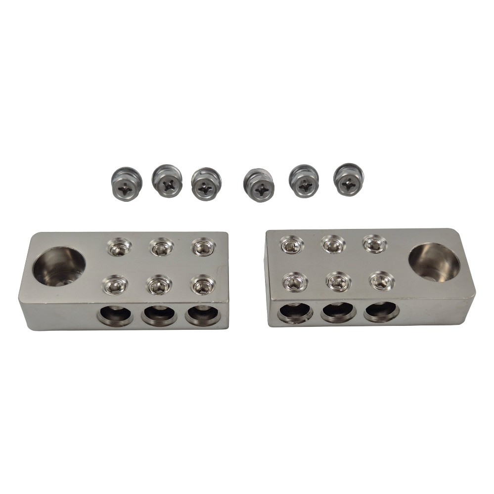 Custom Electro Power Blocks Batterieklemmen, Paar