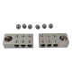 Custom Electro Power Blocks Batterieklemmen, Paar Custom Electro Power Blocks Batterieklemmen, Paar