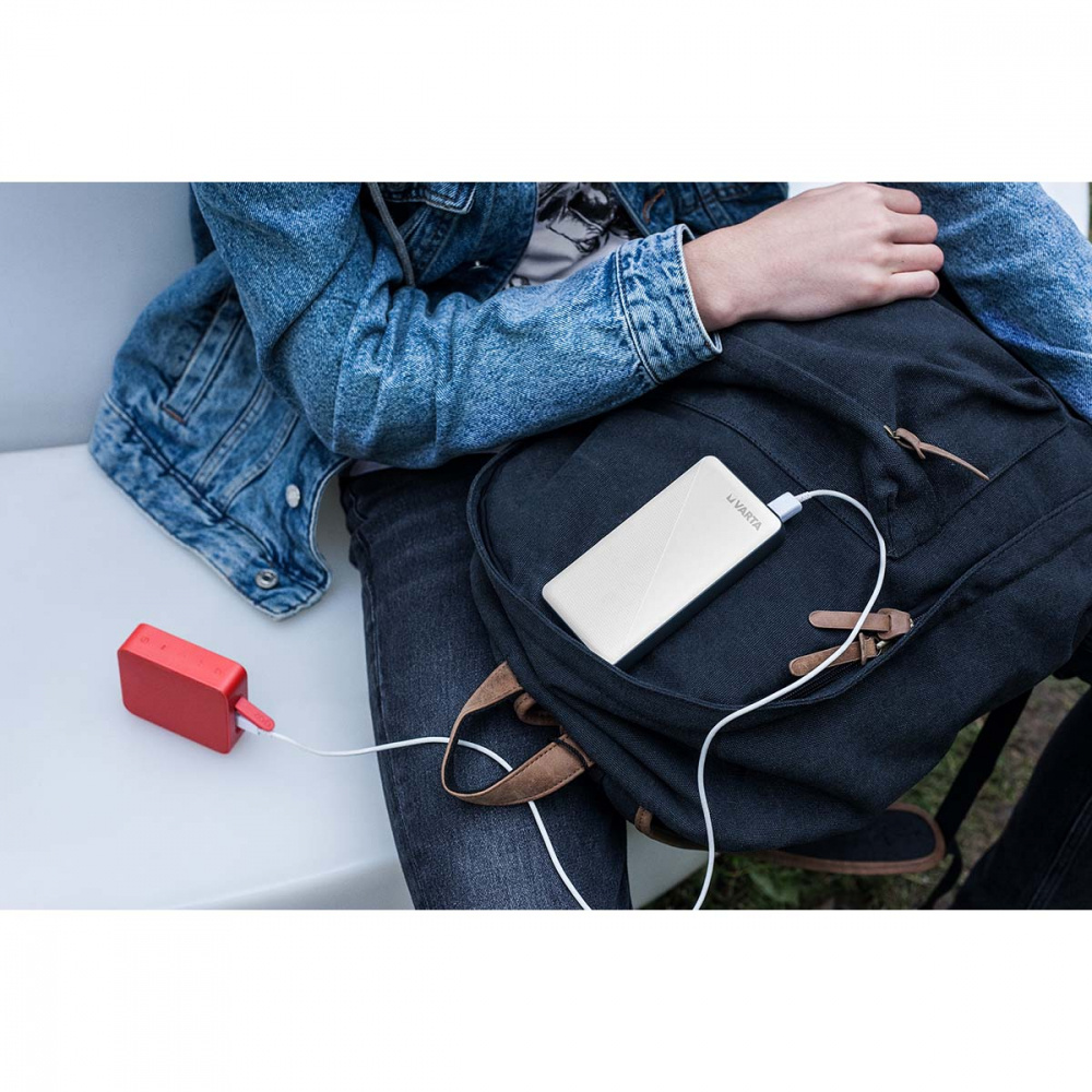 Varta Powerbank 20.000 mAh, USB-A- & USB-C-Ausgang