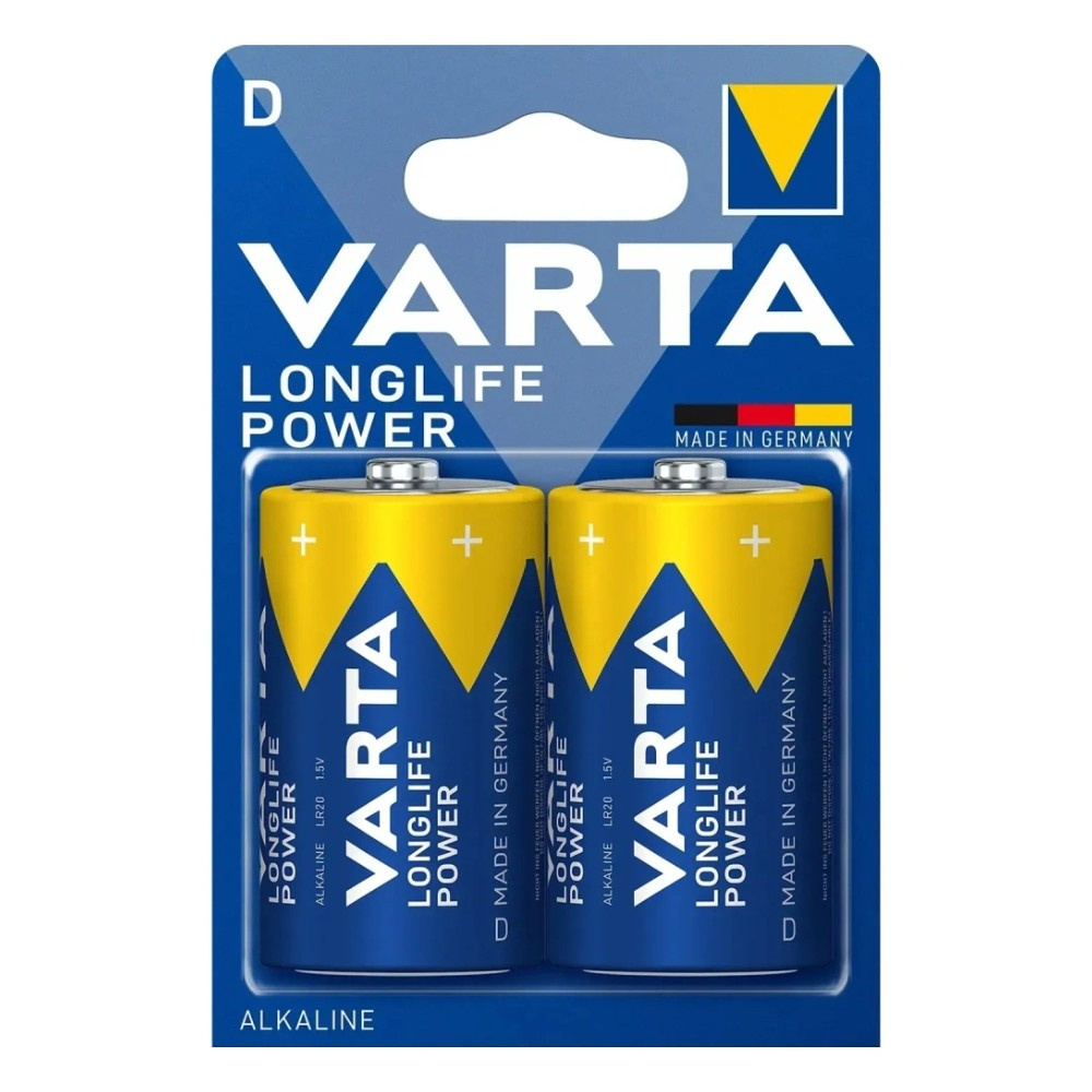Varta Longlife Power D, Alkaline-Batterien, 2er-Pack