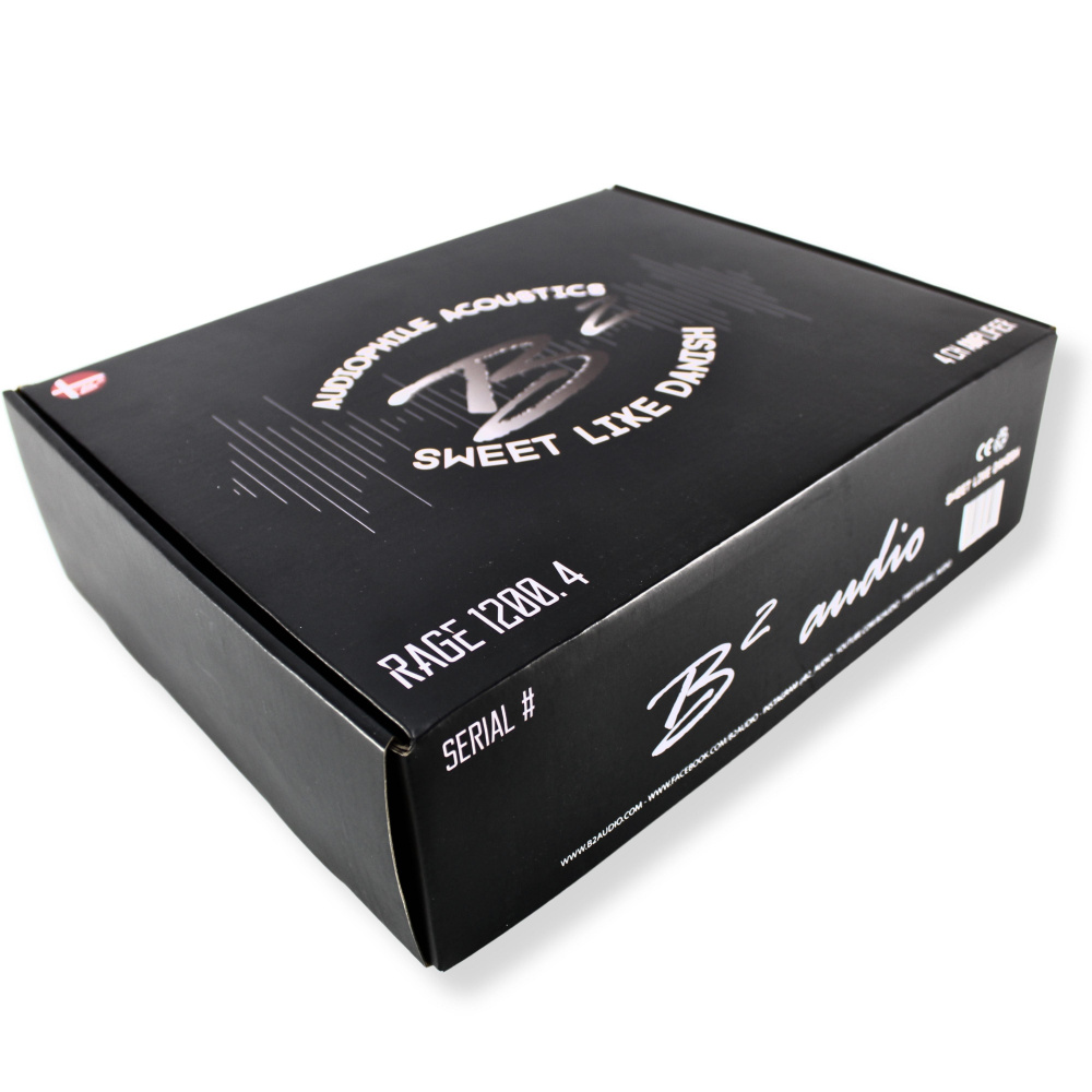 B² Audio RAGE 1200.4, 4-Kanal-Verstärker
