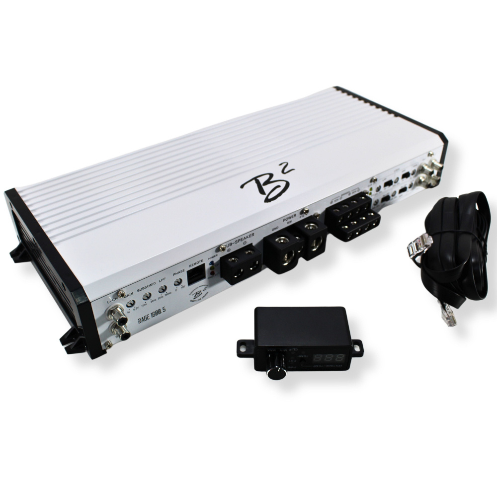 B2 Audio RAGE 1600.5, hybrider 5-Kanal-Verstärker